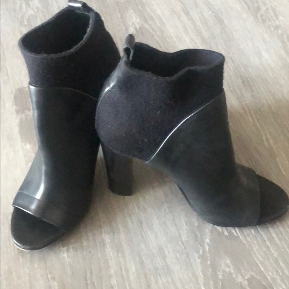 Vince booties leather detail size 8.5